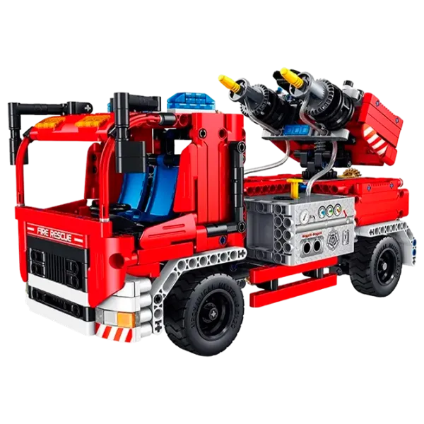 Конструктор XTech Bricks Mini Fire Truck With Water Spraying Транспорт/ Красный photo 3