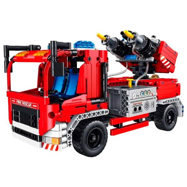 Конструктор XTech Bricks Mini Fire Truck With Water Spraying Транспорт/ Красный photo 3