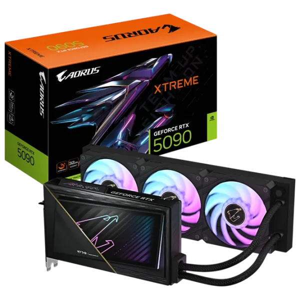 Placă video Gigabyte GeForce RTX 5090 Aorus Xtreme Waterforce PCI Express x16 5.0 / 32 GB photo 8