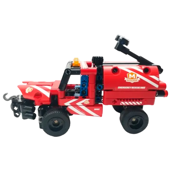 Constructor XTech Mini Rescue Truck Transport/ Red photo 3