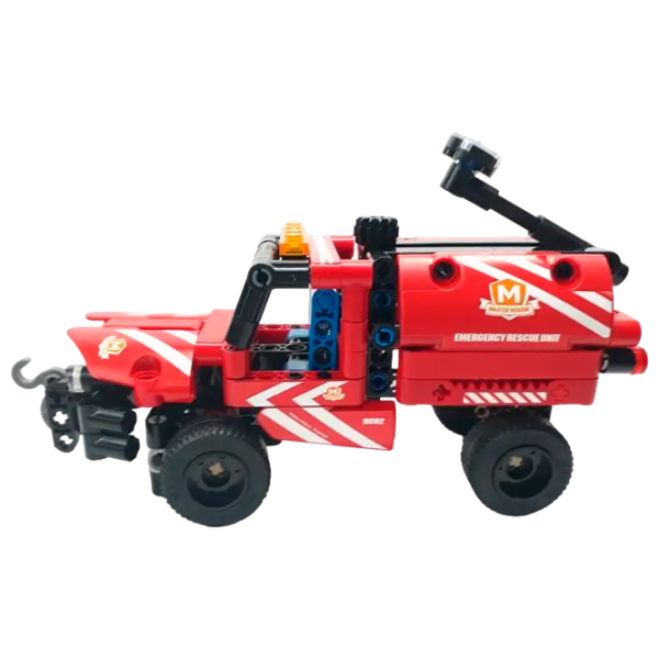 Constructor XTech Mini Rescue Truck Transport/ Red photo 3