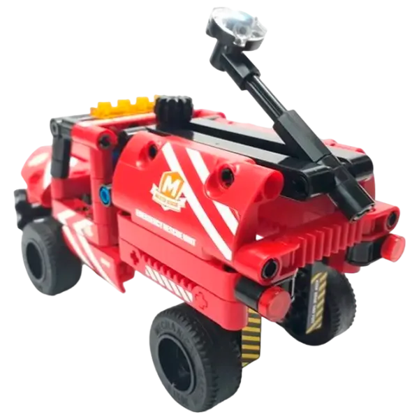 Constructor XTech Mini Rescue Truck Transport/ Red photo 5