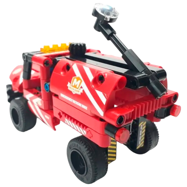 Constructor XTech Mini Rescue Truck Transport/ Red photo 5