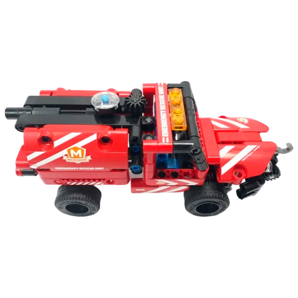 Constructor XTech Mini Rescue Truck Transport/ Red photo 6