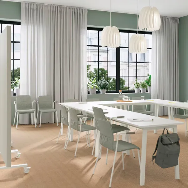 Masă de birou Ikea Mittzon PAL/ White photo 2