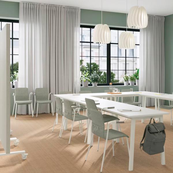 Masă de birou Ikea Mittzon PAL/ White photo 2