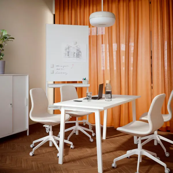 Masă de birou Ikea Mittzon PAL/ White photo 3