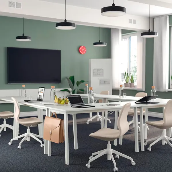 Masă de birou Ikea Mittzon PAL/ White photo 6