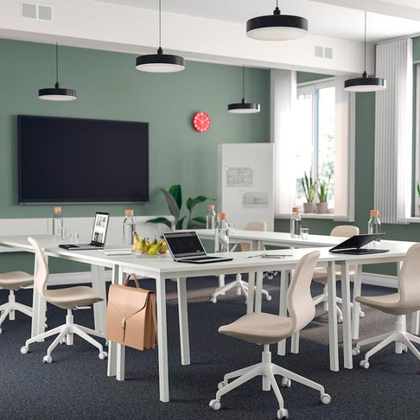 Masă de birou Ikea Mittzon PAL/ White photo 6