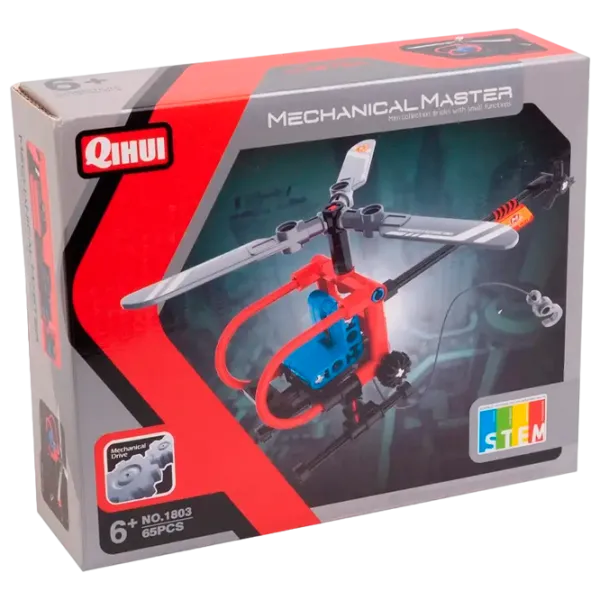 Конструктор XTech Mini Rescue Copter Вертолет/ Красный photo 1