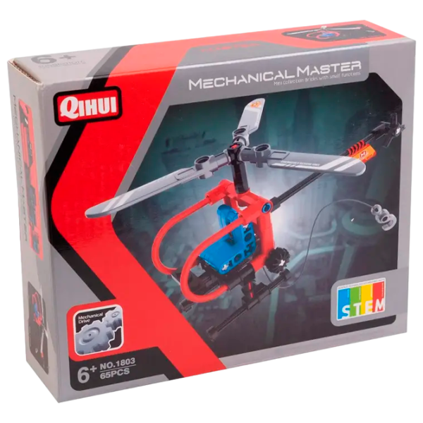 Конструктор XTech Mini Rescue Copter Вертолет/ Красный photo 1