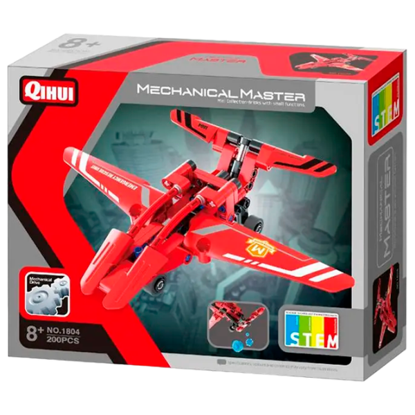 Конструктор XTech Mini Rescue Plane Самолёт/ Красный photo 1