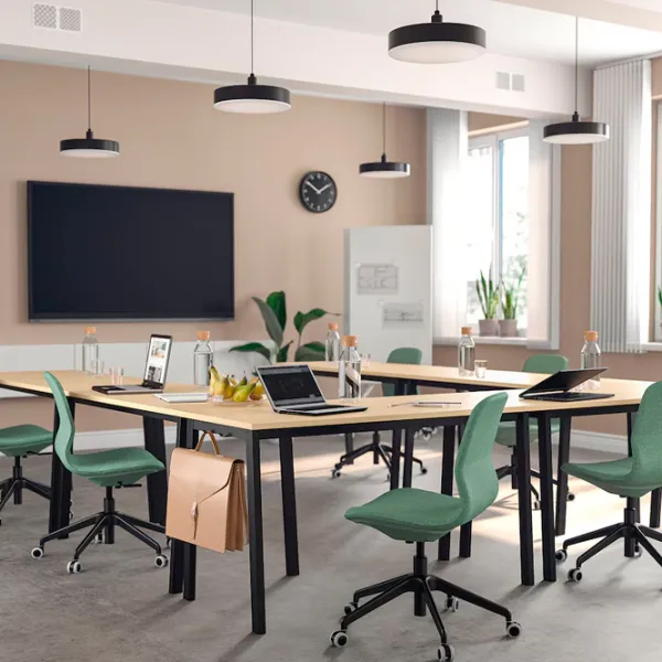 Masă de birou Ikea Mittzon PAL/ Beige photo 2