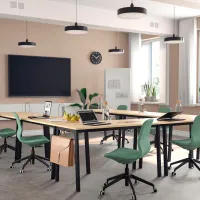 Masă de birou Ikea Mittzon PAL/ Beige photo 2