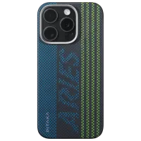 Чехол для смартфона Apple iPhone 16 Pro Max Pitaka / MagSafe Back / PC / Зелёный Синий