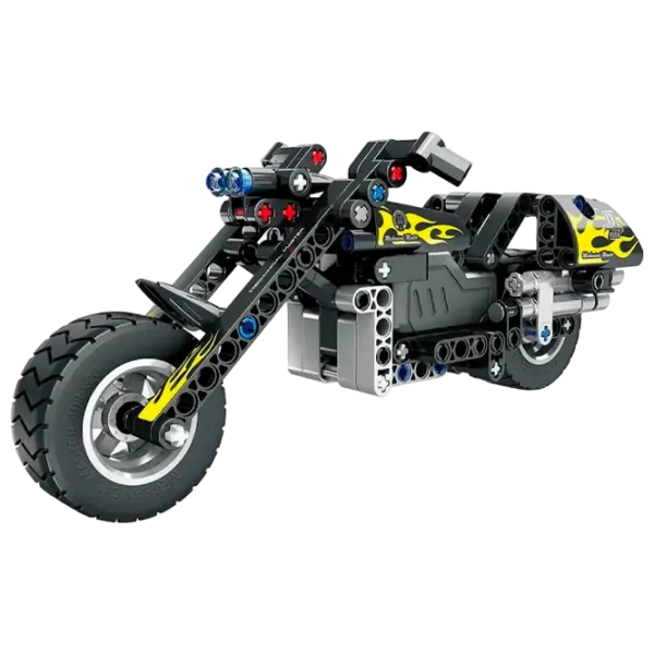 Конструктор XTech Pull Back Motorbike Мотоцикл/ Черный photo 2
