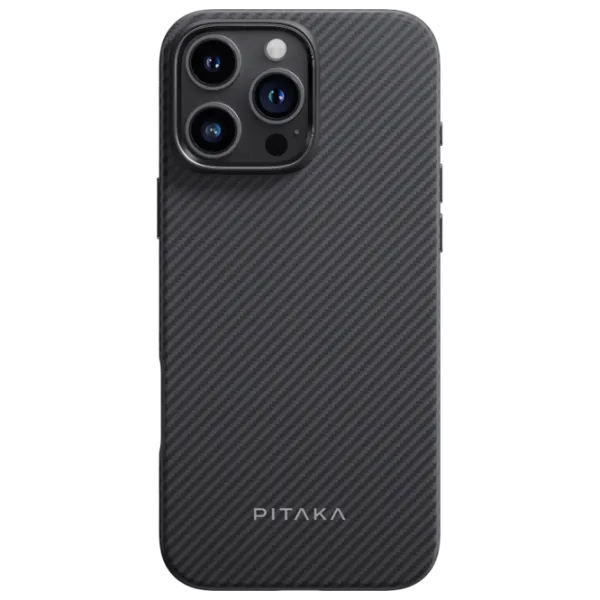 Husă pentru smartphone Apple iPhone 16 Pro Max Pitaka / MagSafe Back / PC / Gray Black photo 1 Husă pentru smartphone Apple iPhone 16 Pro Max Pitaka / MagSafe Back / PC / Gray Black photo 1