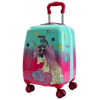 Valiză CCS 5256 / Blue Pink photo 2