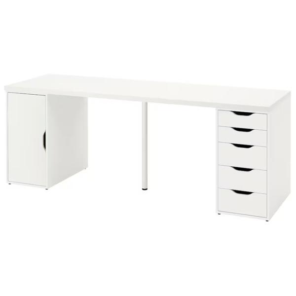 Masă de birou Ikea Lagkapten/Alex PAL/ White photo 1