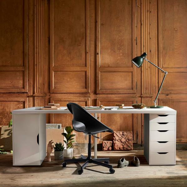 Masă de birou Ikea Lagkapten/Alex PAL/ White photo 5