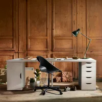 Офисный стол Ikea Lagkapten/Alex ДСП/ Белый photo 5