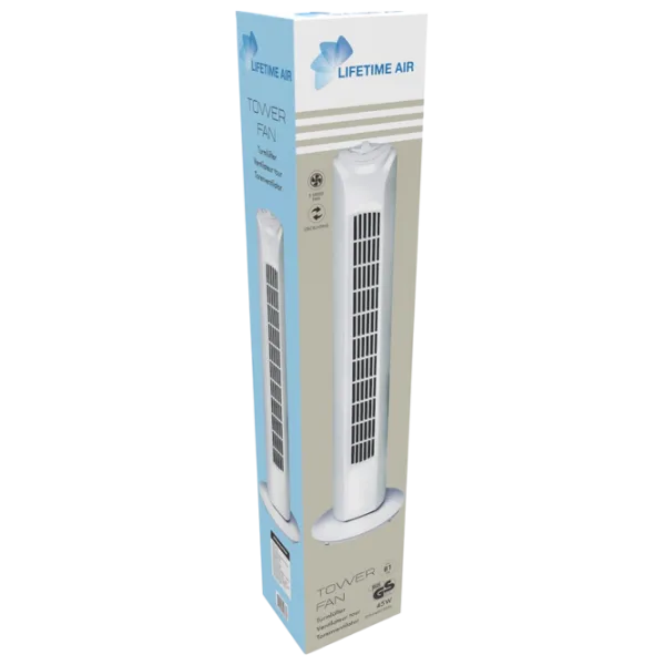 Ventilator Lifetime Air RH32-07A 45 W / Turn / White photo 3