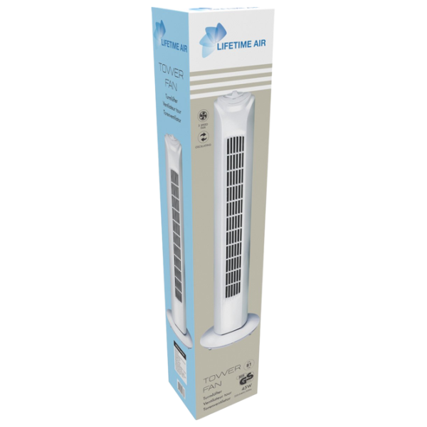 Ventilator Lifetime Air RH32-07A 45 W / Turn / White photo 3