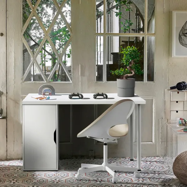 Masă de birou Ikea Lagkapten/Alex MDF/ White photo 3