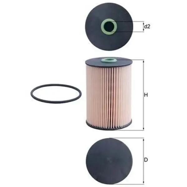 Filtru combustibil Mahle KX 228D 83 mm photo 5
