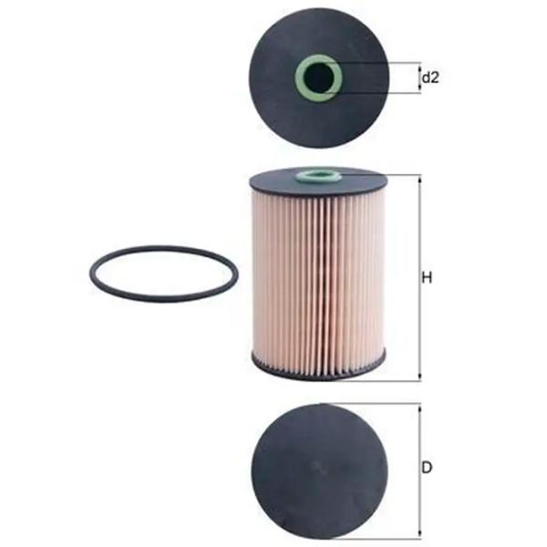 Filtru combustibil Mahle KX 228D 83 mm photo 5