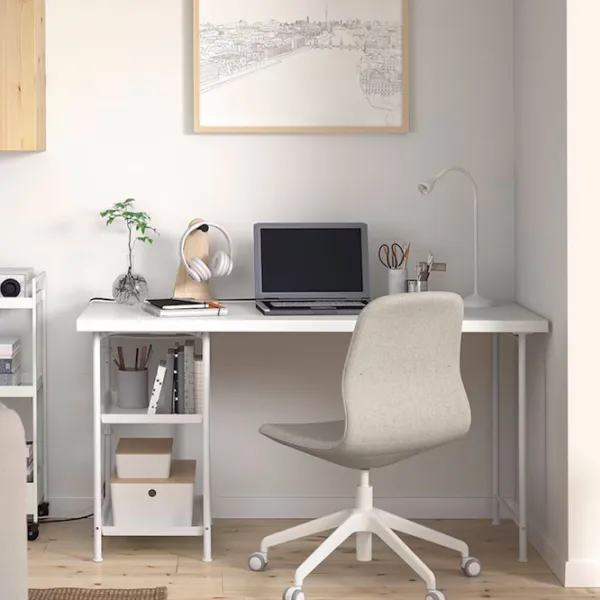 Masă de birou Ikea Lagkapten/Spand PAL/ White photo 4