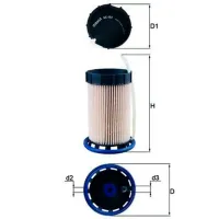 Топливный фильтр Mahle KX 492 9 мм photo 5