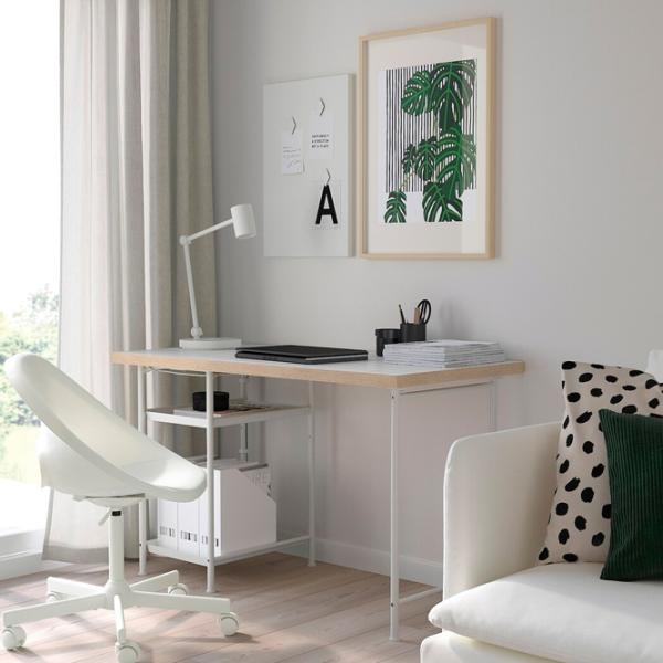 Офисный стол Ikea Lagkapten/Spand ДСП/ Antracit photo 3