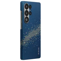 Husă pentru smartphone Samsung Galaxy S25 Ultra 5G Pitaka / MagSafe Back / PC / Green Blue