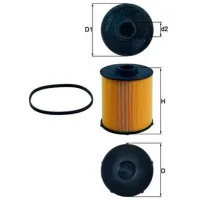 Filtru combustibil Mahle KX 70D 79 mm photo 5