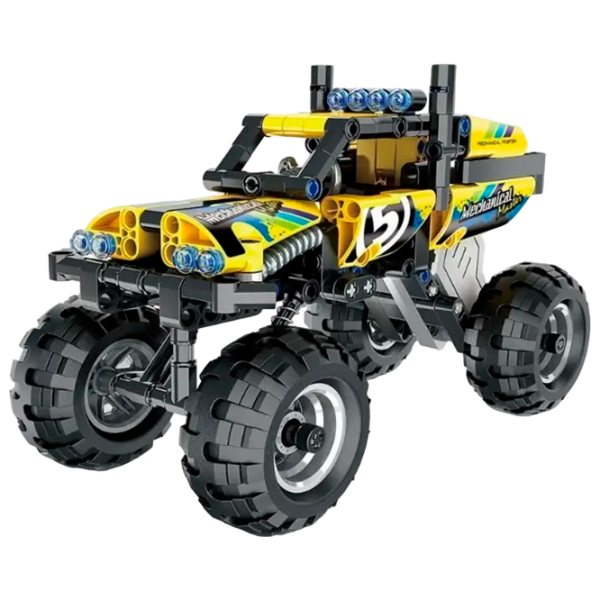 Конструктор XTech Pull Back Off-Road Транспорт/ Желтый photo 2