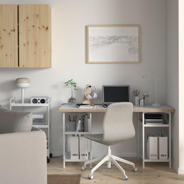 Офисный стол Ikea Lagkapten/Spand ДСП/ Антрацит photo 3