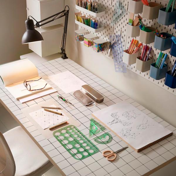 Офисный стол Ikea Lagkapten/Spand ДСП/ Антрацит photo 4