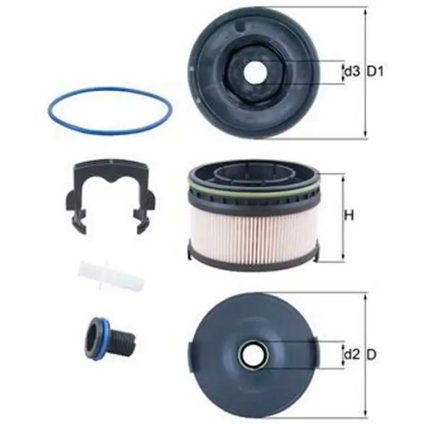 Топливный фильтр Mahle KX 568KIT 111 мм photo 5