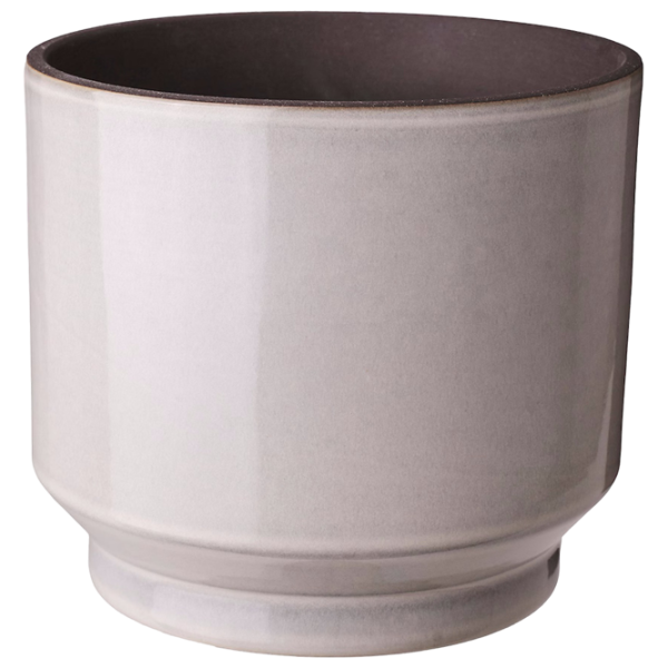 Ghiveci pentru flori Ikea Hasselbukett Beige / Ceramică / Pe pervaz photo 1