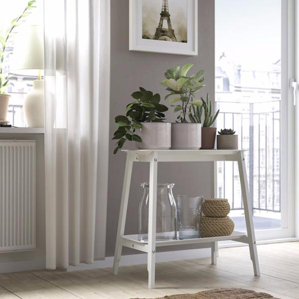 Ghiveci pentru flori Ikea Hasselbukett Beige / Ceramică / Pe pervaz photo 2