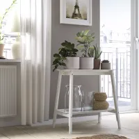 Ghiveci pentru flori Ikea Hasselbukett Beige / Ceramică / Pe pervaz photo 2