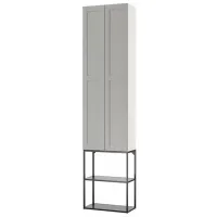 Шкаф пенал Ikea Enhet Настенная / ДСП / Белый - Антрацит