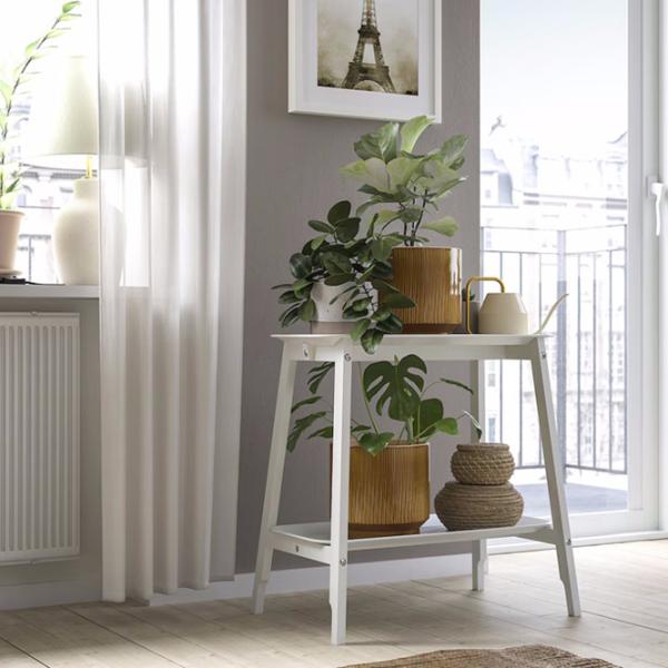 Ghiveci pentru flori Ikea Honungspalm Beige / Ceramică / Pe pervaz photo 3