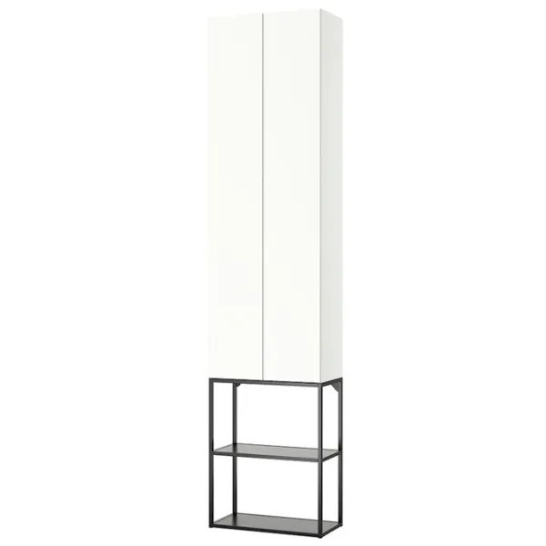 Шкаф пенал Ikea Enhet Настенная / ДСП / Белый - серый photo 1 Шкаф пенал Ikea Enhet Настенная / ДСП / Белый - серый photo 1