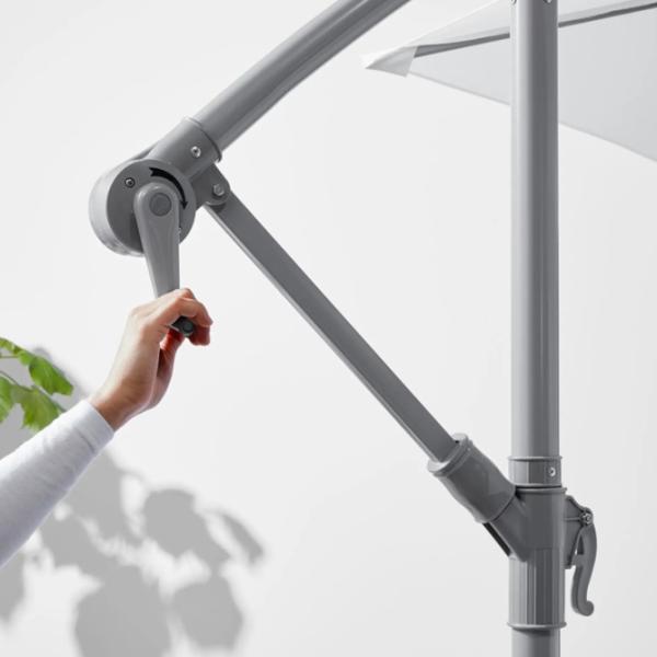 Umbrelă de grădină Ikea Baggon Black White photo 4