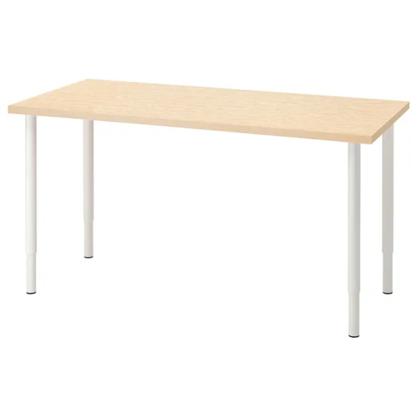 Masă de birou Ikea Mittcirkel/Olov PAL/ Stejar Sonoma photo 1
