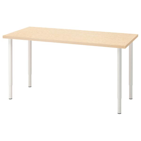 Masă de birou Ikea Mittcirkel/Olov PAL/ Stejar Sonoma photo 1