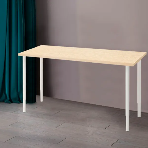 Masă de birou Ikea Mittcirkel/Olov PAL/ Stejar Sonoma photo 2