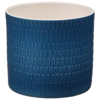 Ghiveci pentru flori Ikea Chiafron Blue / Ceramică / Pe pervaz